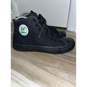 PF Flyers New Balance Sandlot Hi Men Size 6 Black Canvas High Top Sneakers